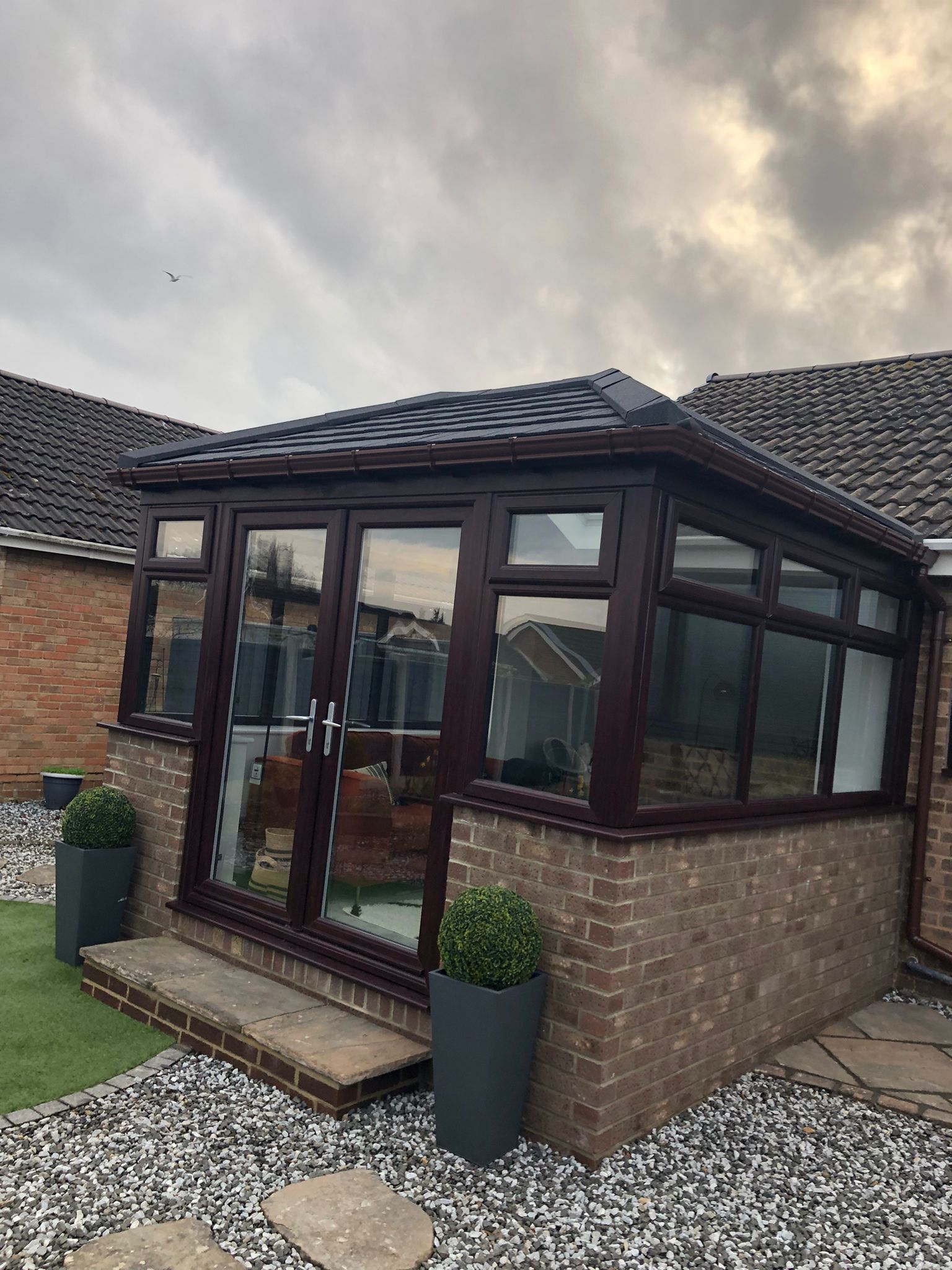 Completed home improvement project